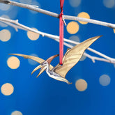 Wooden Pteranodon Dinosaur Christmas Tree Decoration